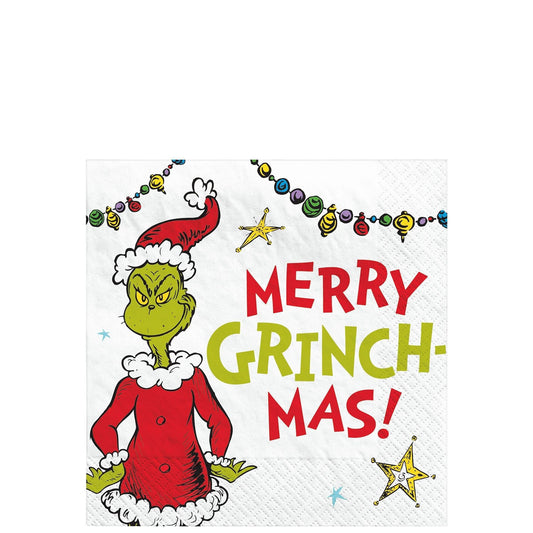 Grinch Napkin 16ct - Tableware