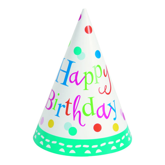Happy Birthday Hat 8ct