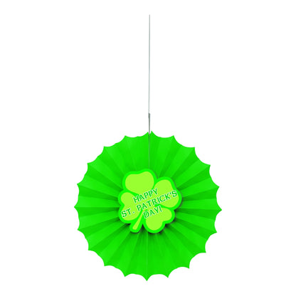 Happy St.Patrick's day 12" Paper Fan