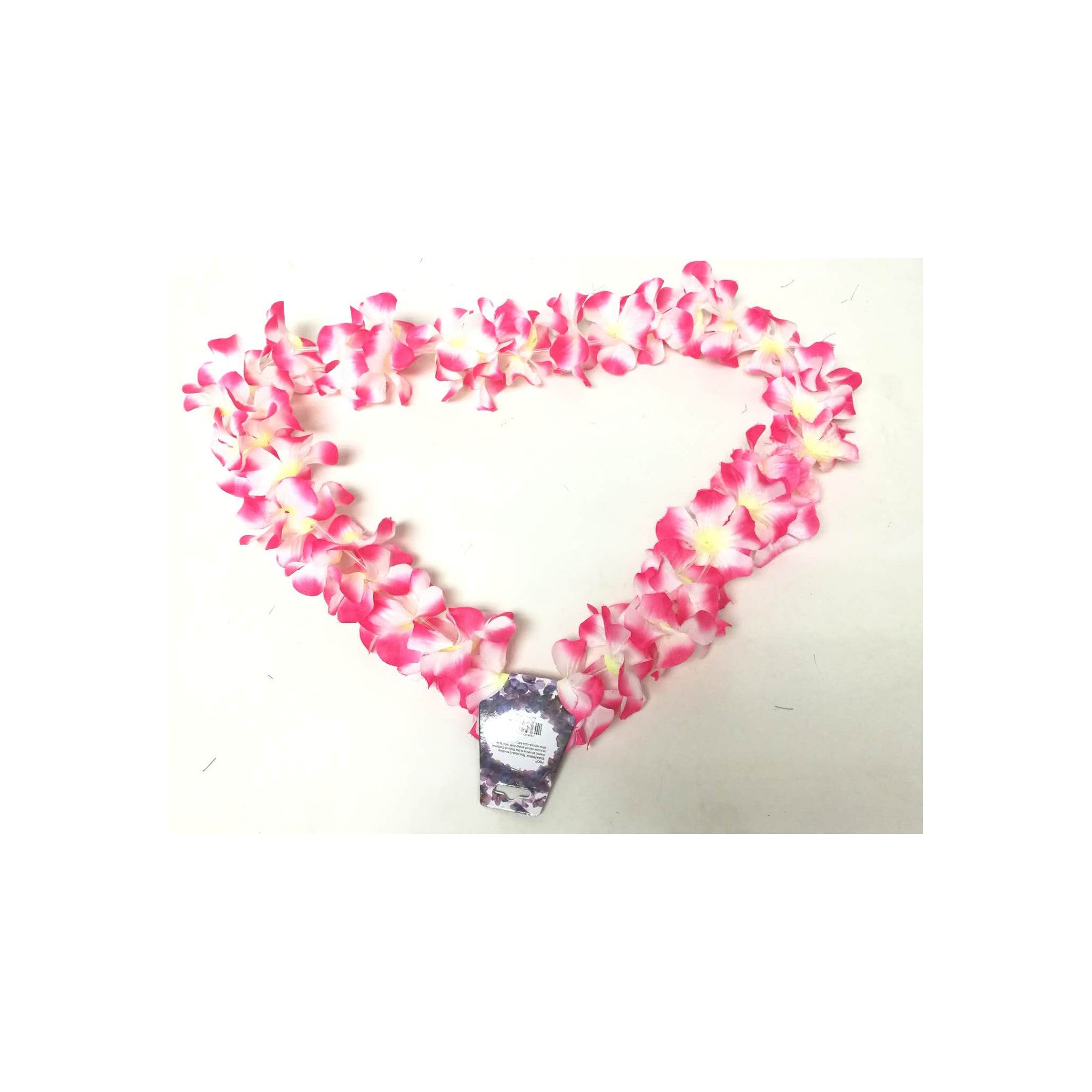 Hawaiian Leis Fushsia/White/Yellow