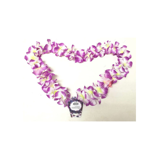 Hawaiian Leis Purple/White/Yellow