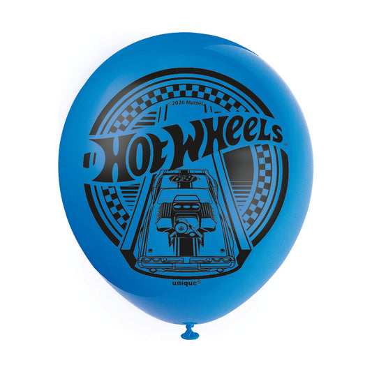Hot Wheels 12” Latex Balloons 8CT