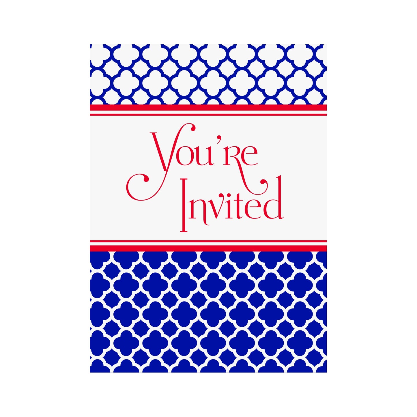 Invitation 8ct Blue