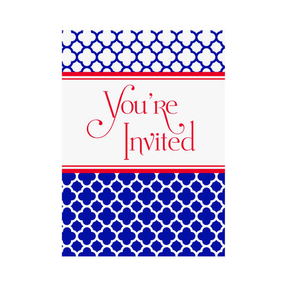 Invitation 8ct Blue
