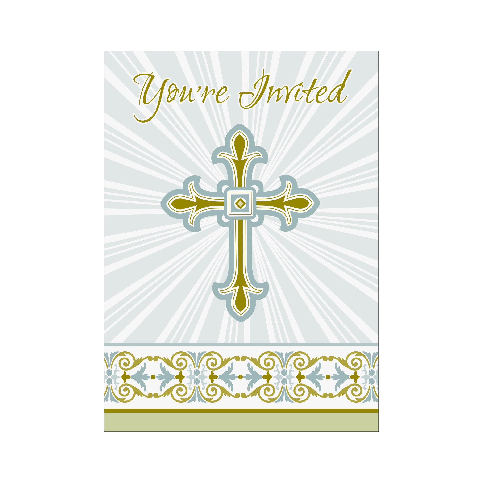 Invitation Cross 8ct