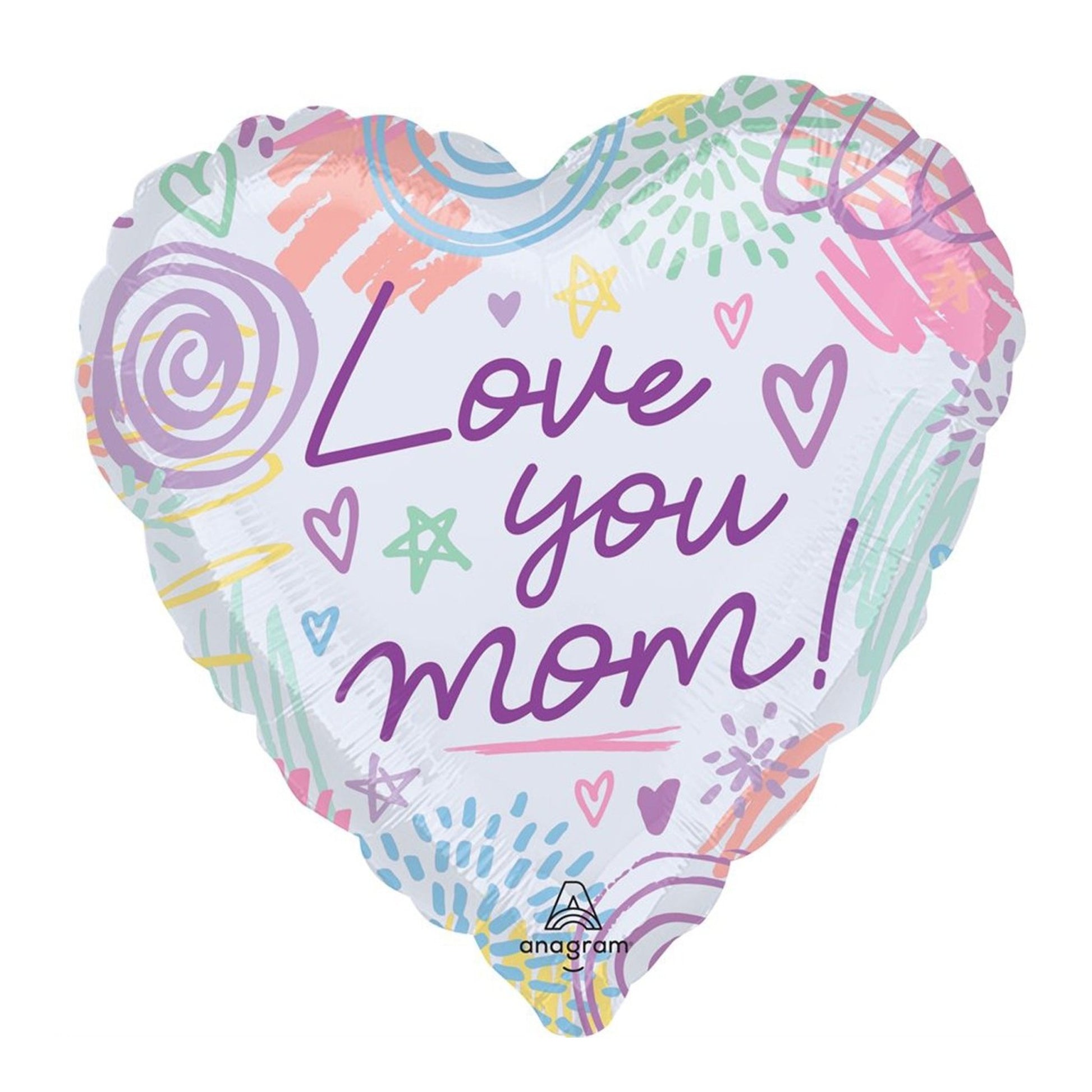Jumbo Balloon Love You Mom