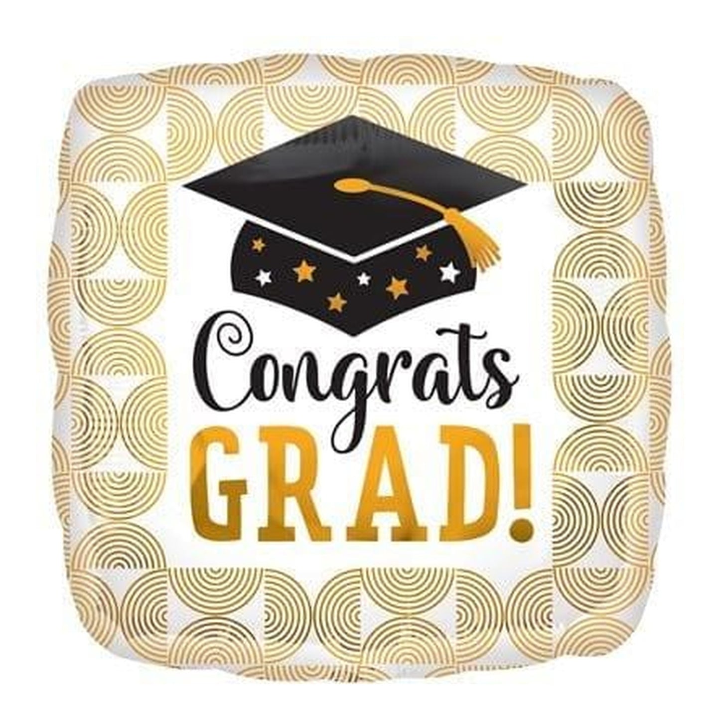 Jumbo Congratulation Grad Ribbed Lines