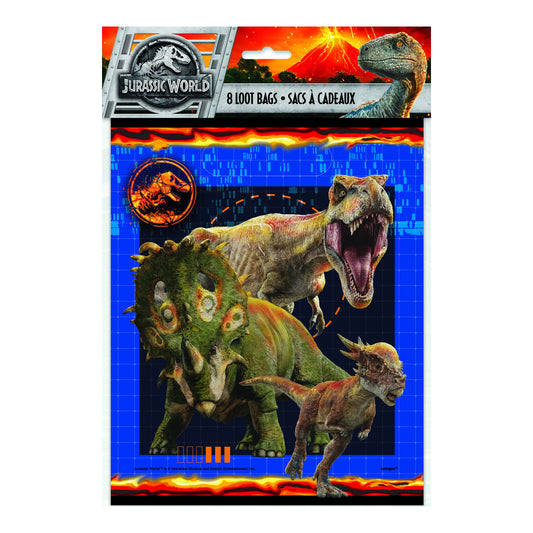 Jurassic World Loot Bags 8ct