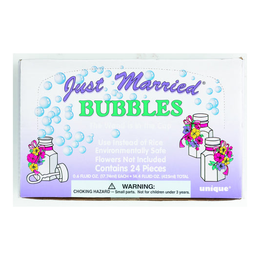 Just Married Bubbles 24ct