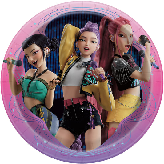 K-Pop Demon Hunters 9” Plates