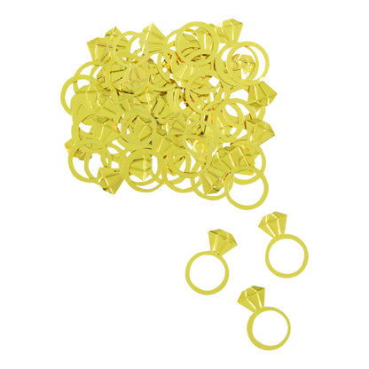 Large Gold Diamond Ring Foil Confetti 5oz