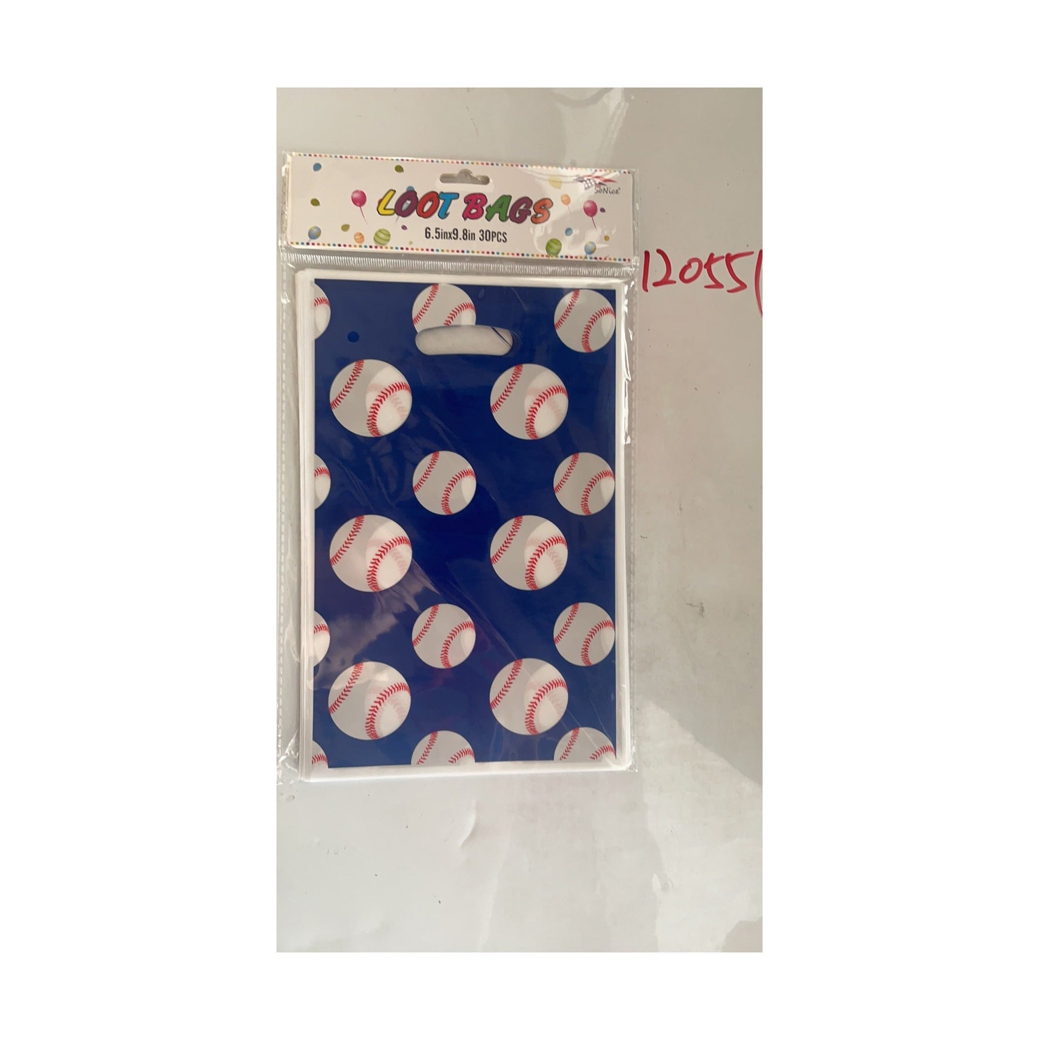 Loot Bags Baseball 30ct