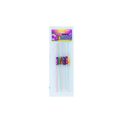 Luau Umbrella Straws 6pc