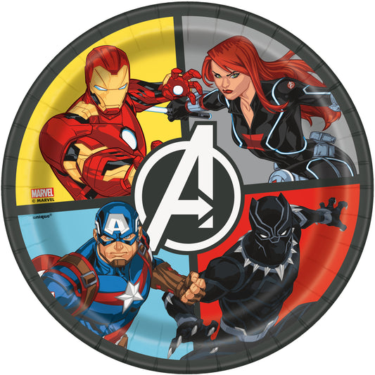 Marvel Avengers 7" Plates 8ct