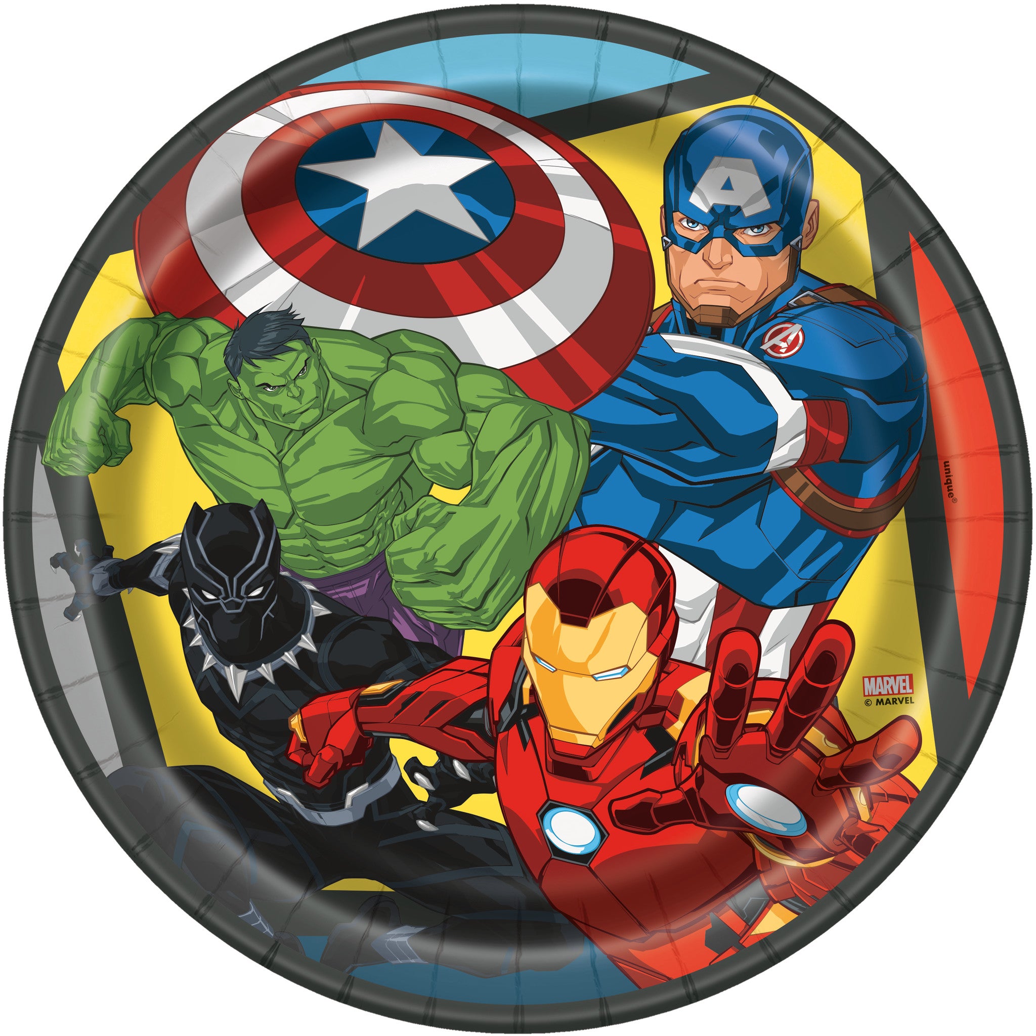Marvel Avengers 9" Plates 8ct