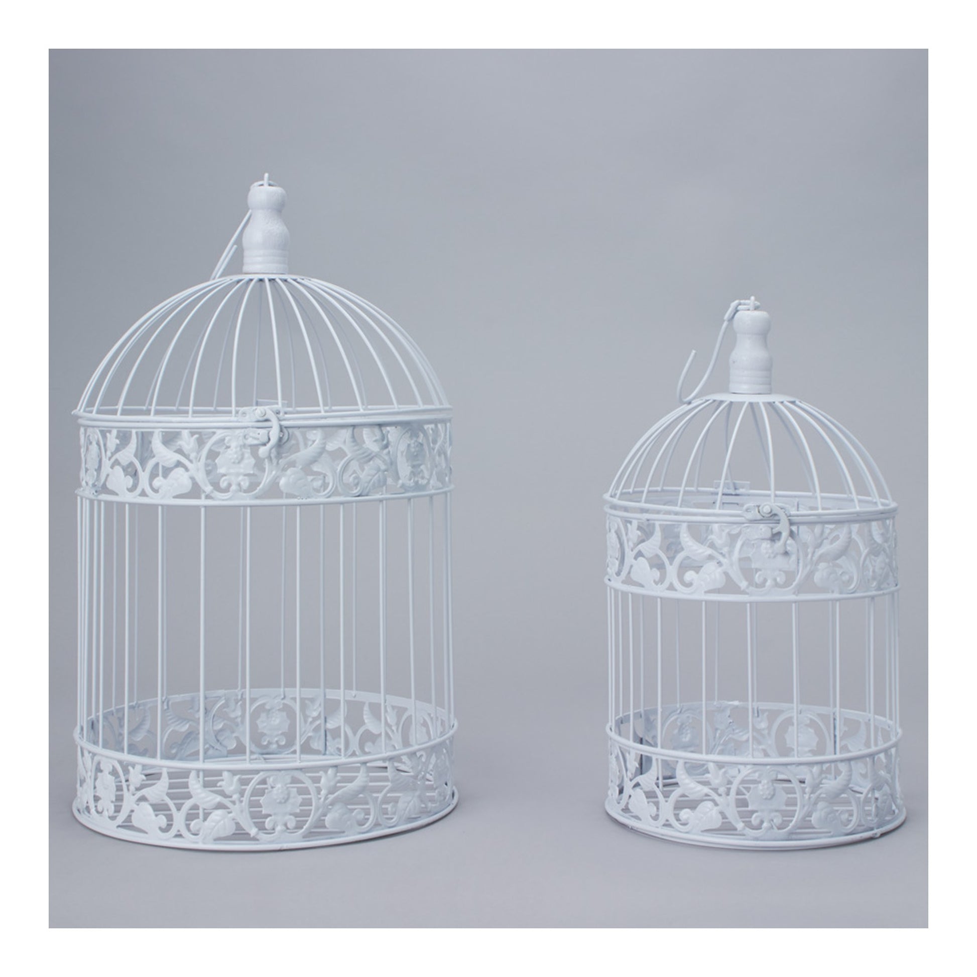 Metal Bird Cage 2pcs Set