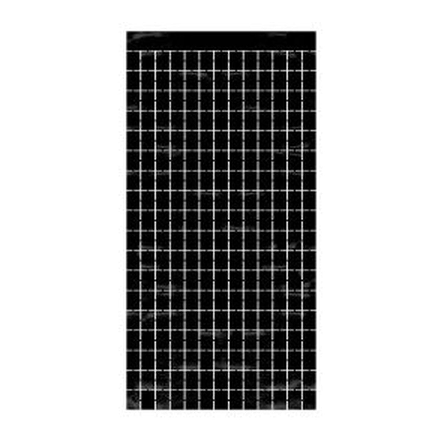 Metallic Square Curtain Black