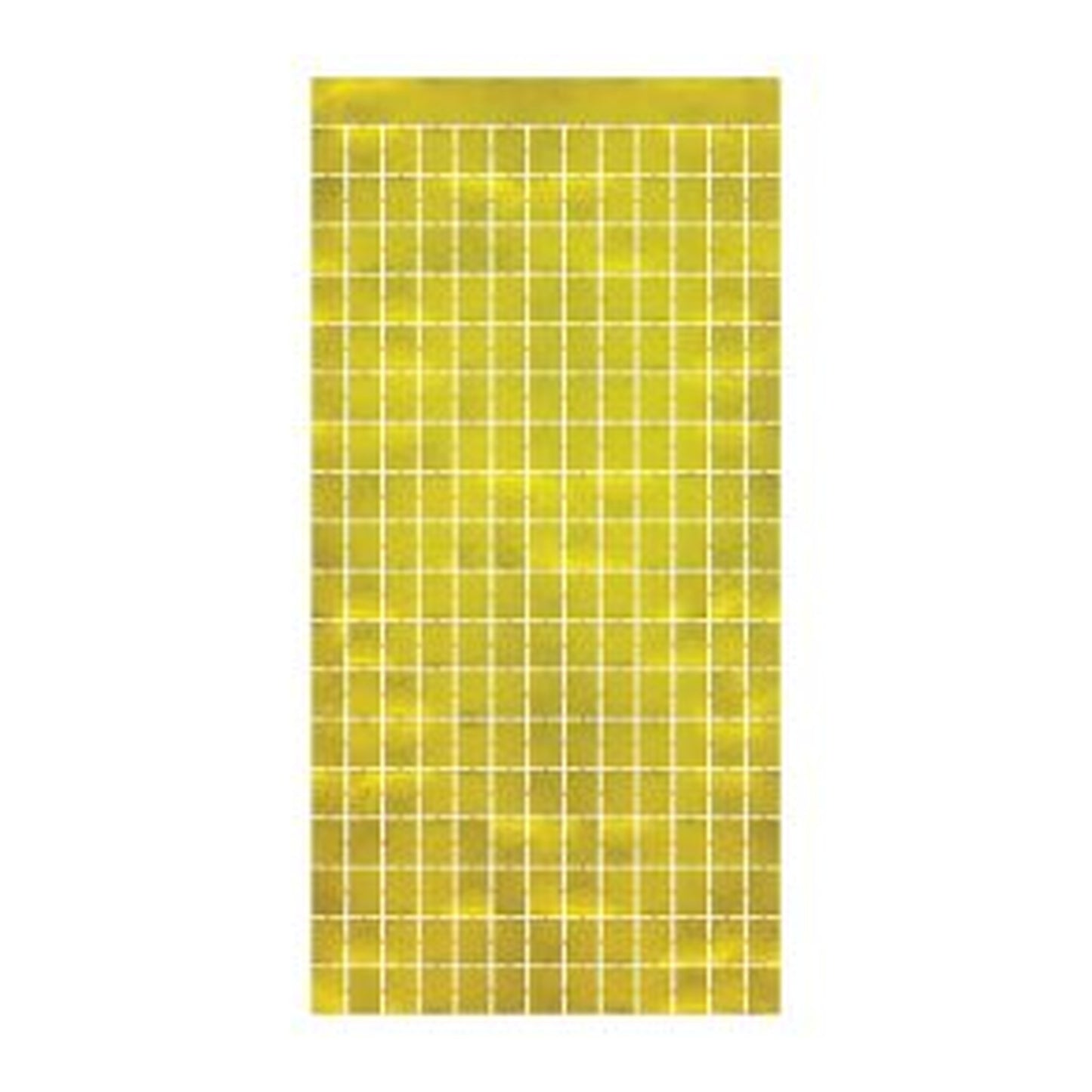 Metallic Square Curtain Gold