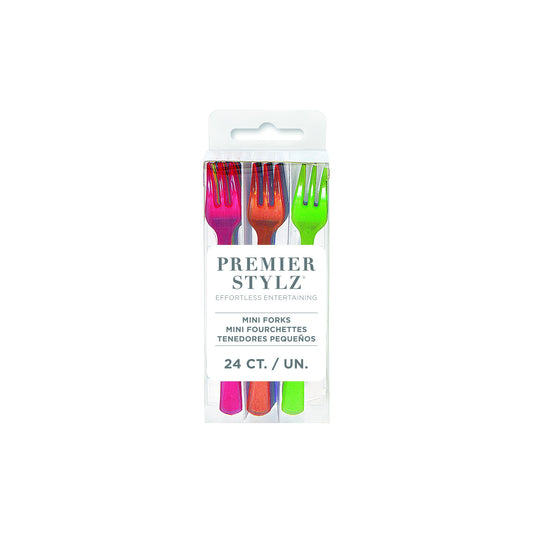 Mini Fork Neon 24ct