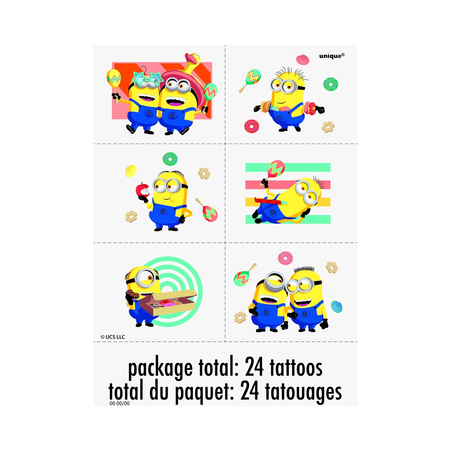 Minion Tattoos 24ct