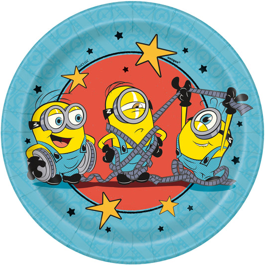 Minions And Monsters  7"Plates 8ct