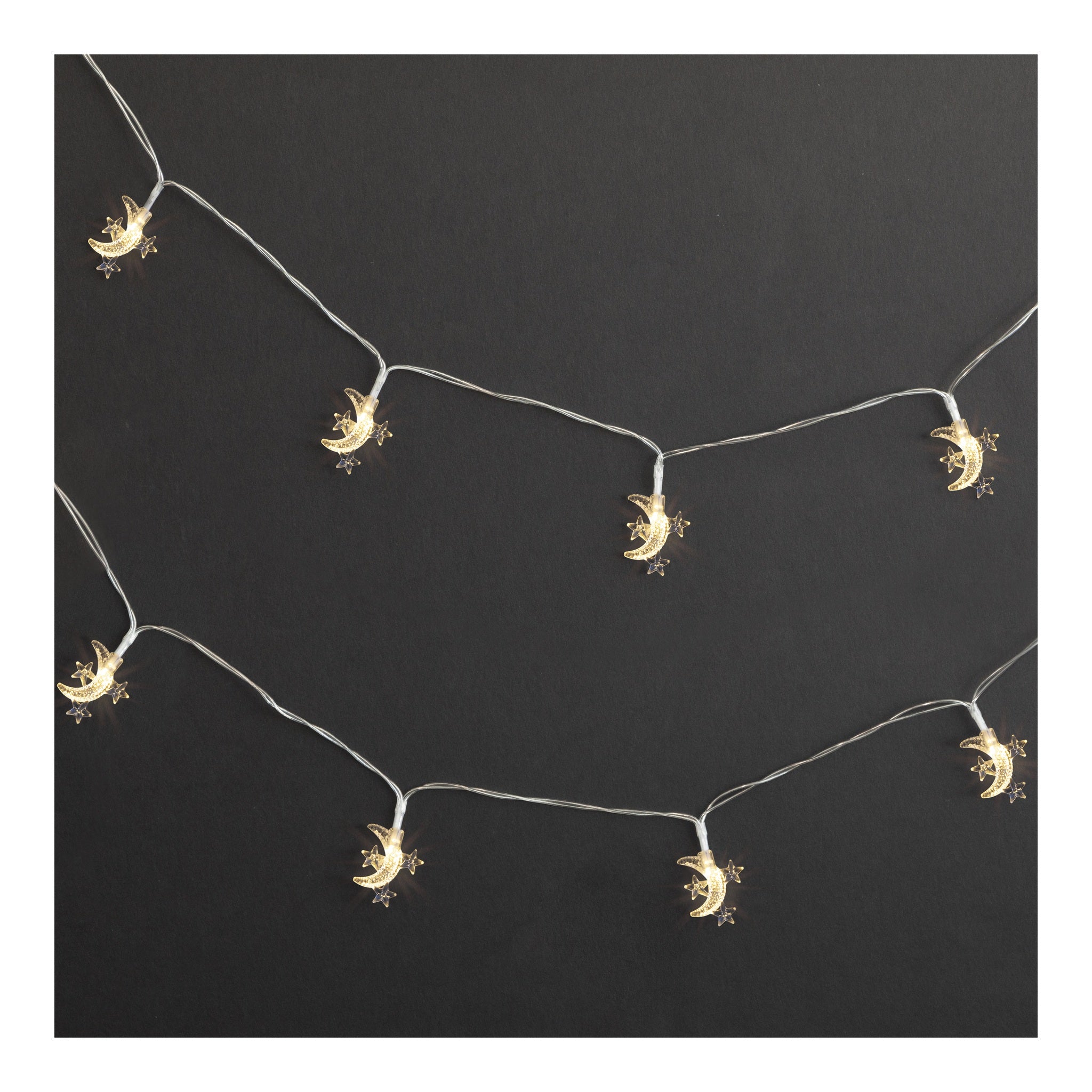 Moon/Star LED String Lights