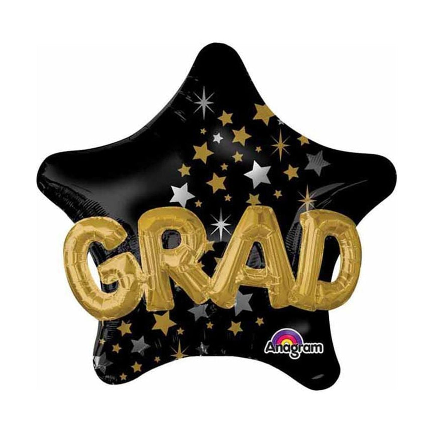 Multiple Balloon Congratulation Grad Star