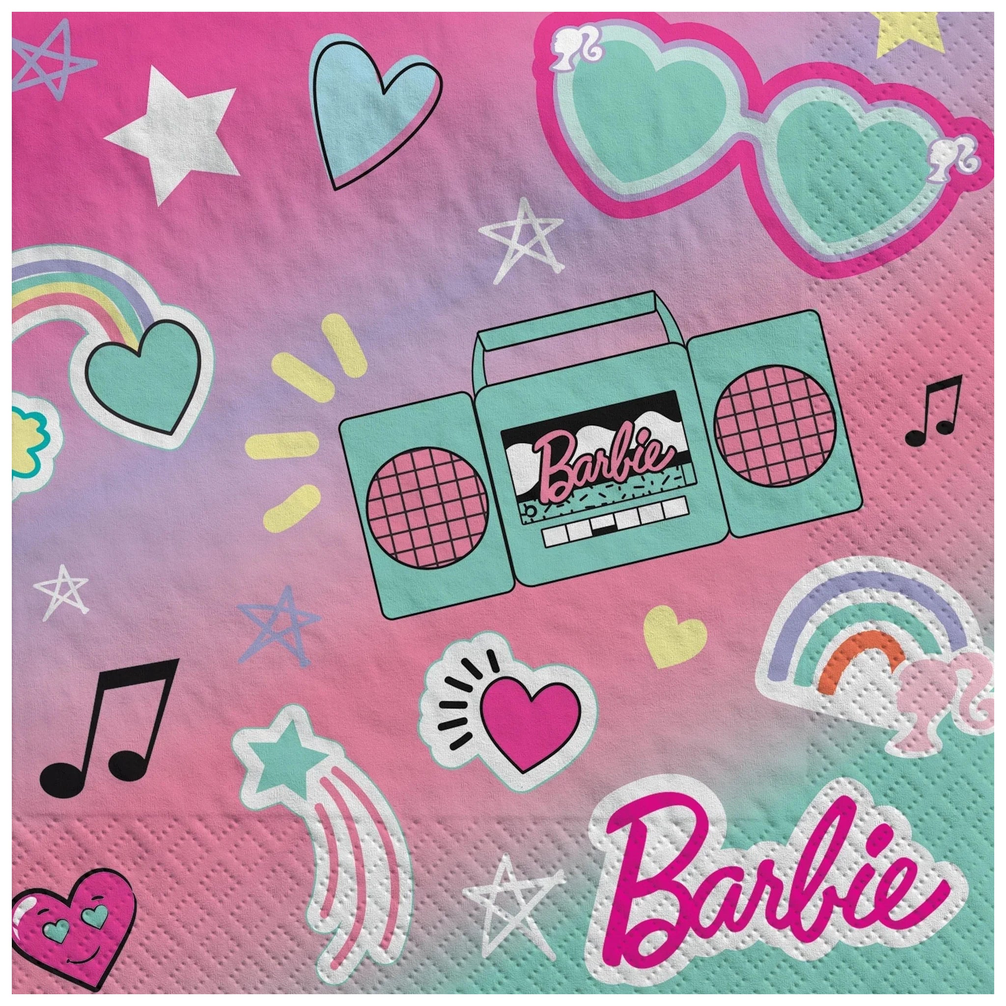 Napkin Barbie 16ct - Tableware
