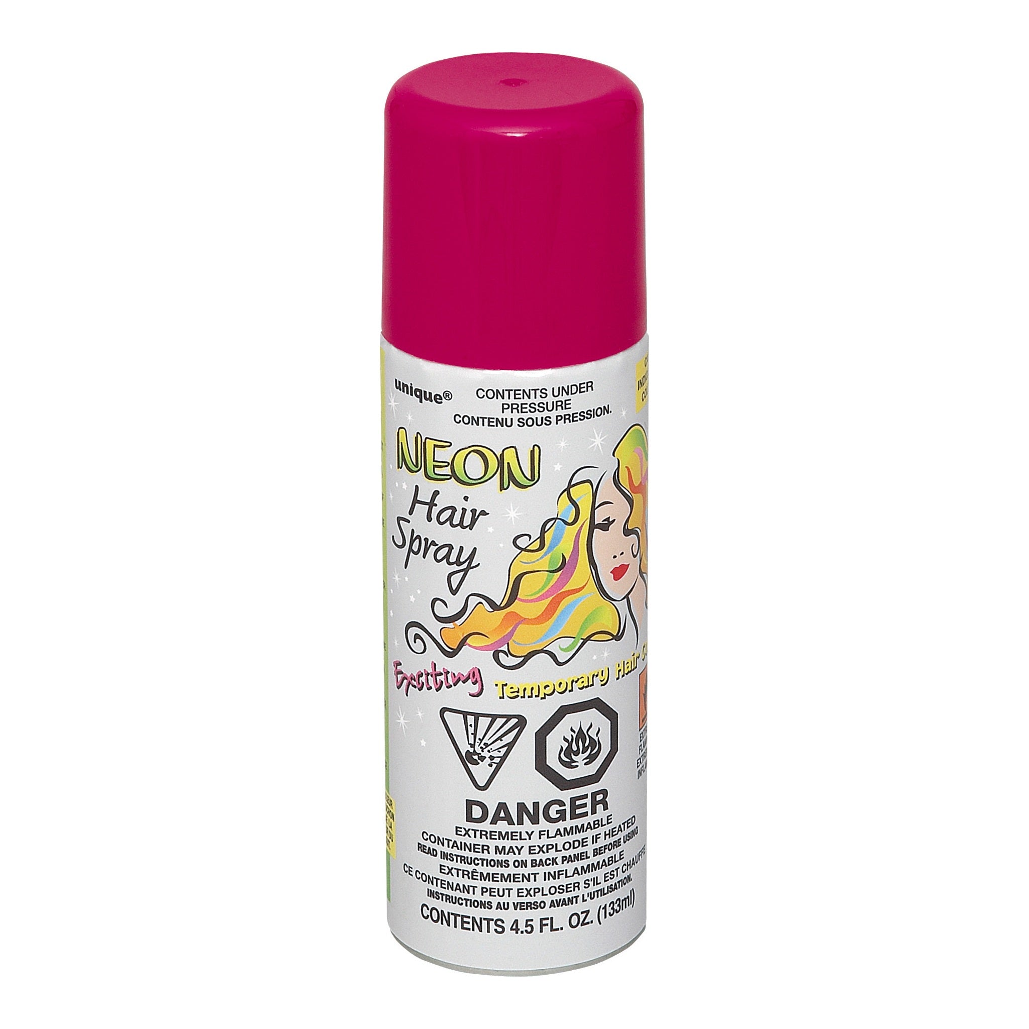 Neon Hair Spray Pink