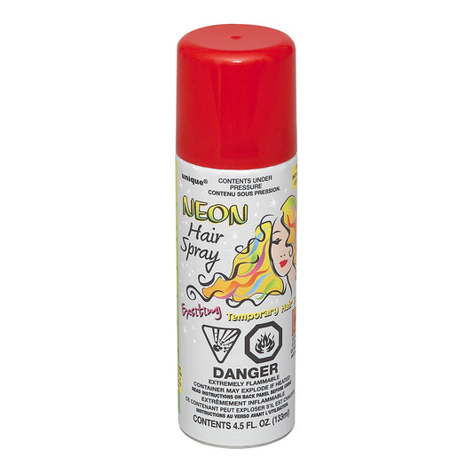 Neon Hair Spray Red