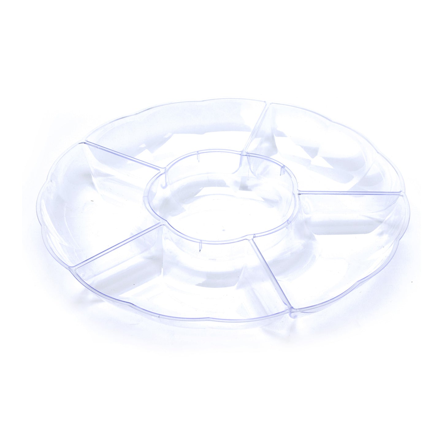 P/6-Section Serving Tray Clear