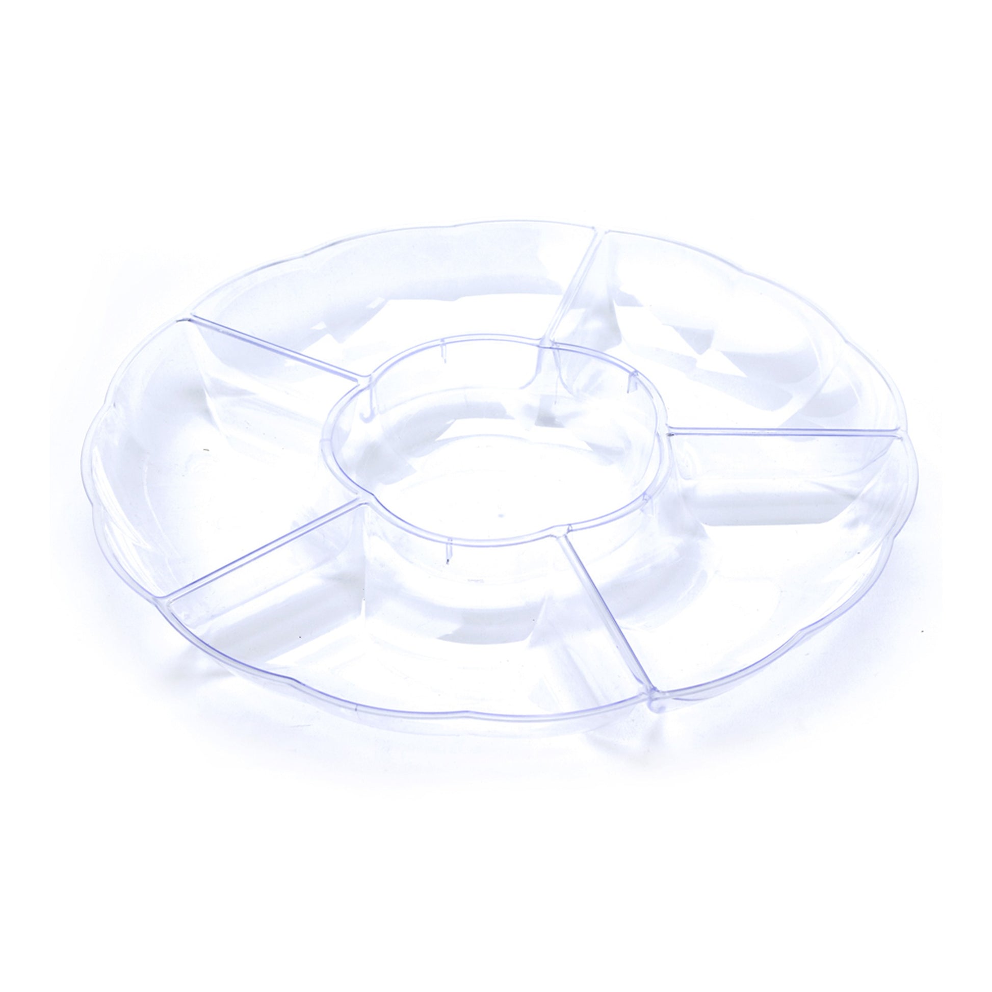 P/6-Section Serving Tray Clear