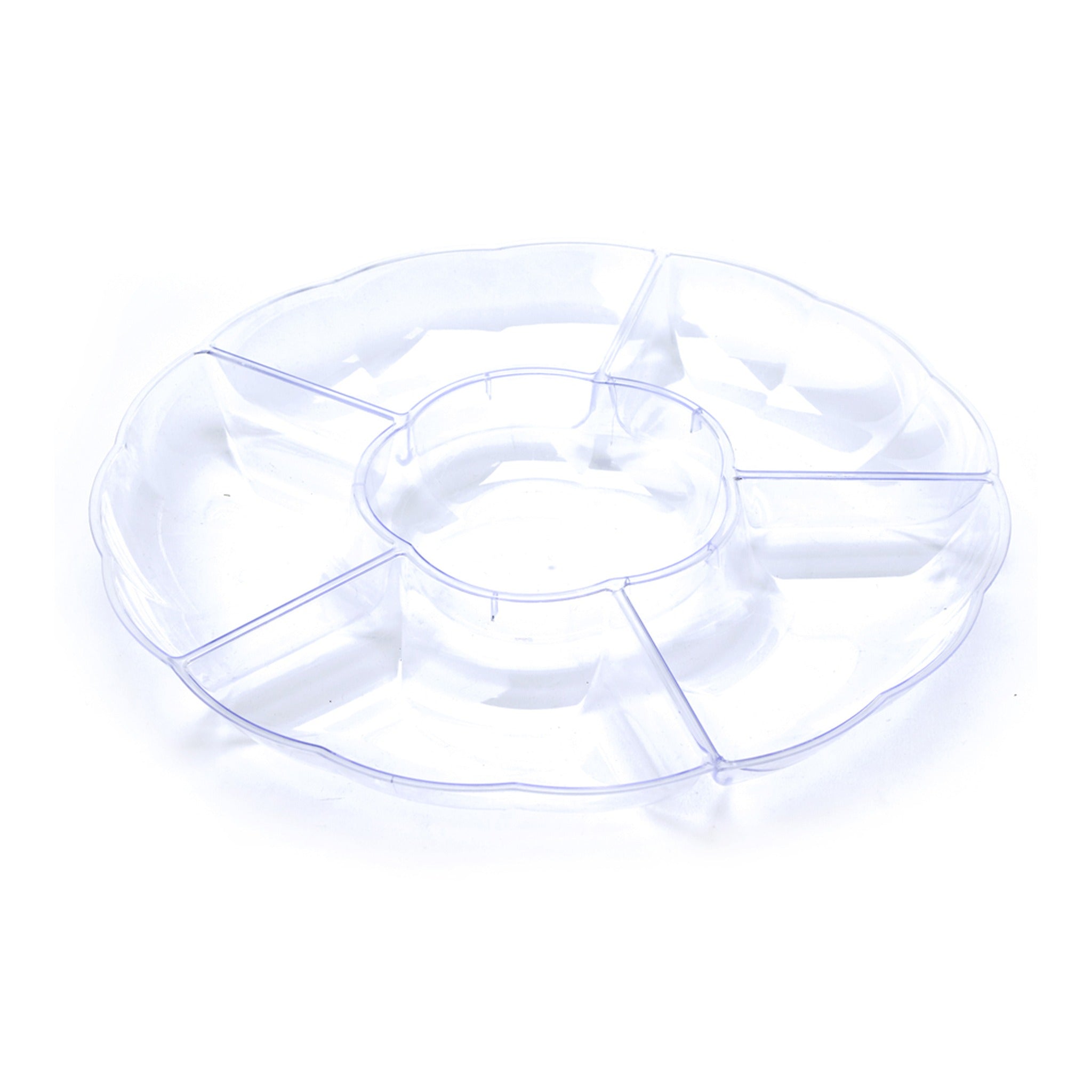 P/6-Section Serving Tray Clear