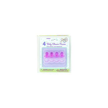 Pacifier Pink 4pc