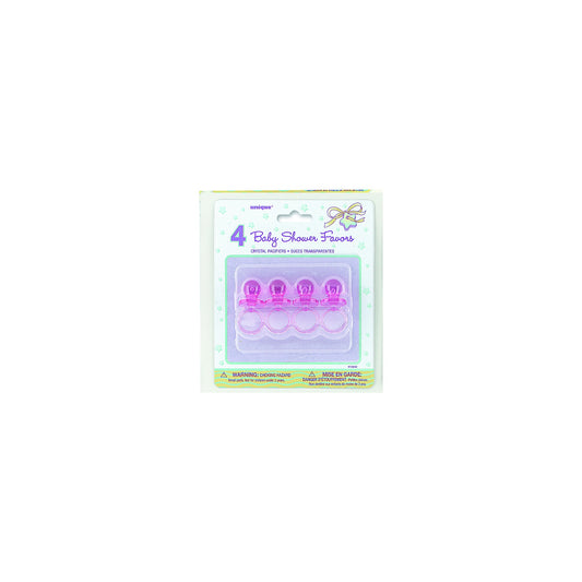 Pacifier Pink 4pc