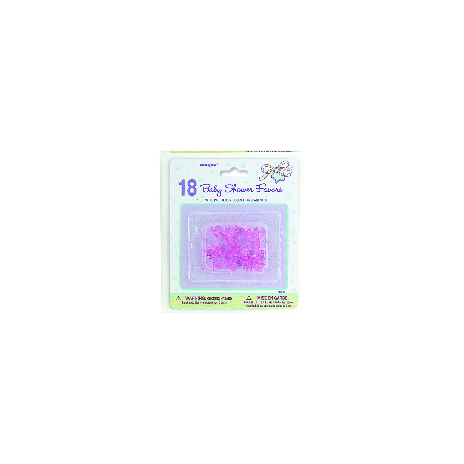 Pacifiers Pink 18ct