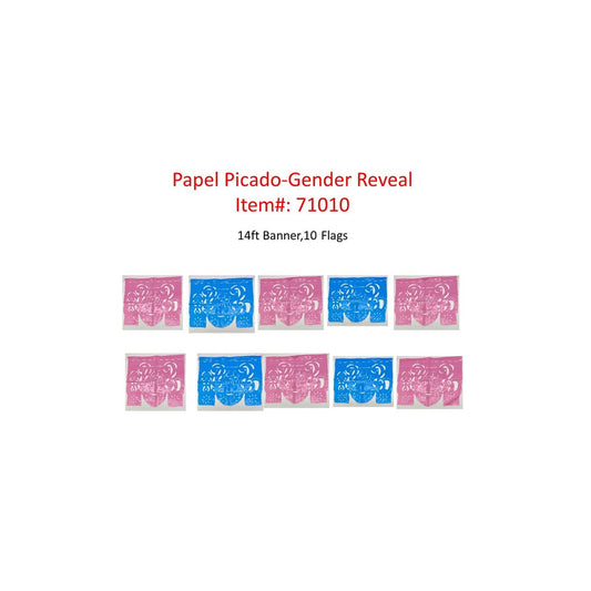 Papel Picado Gender Reveal