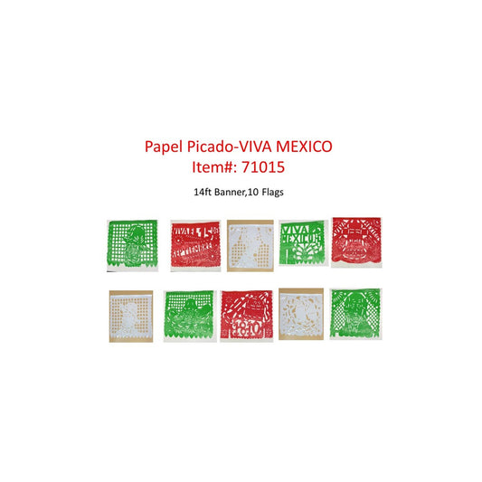 Papel Picado Viva Mexico