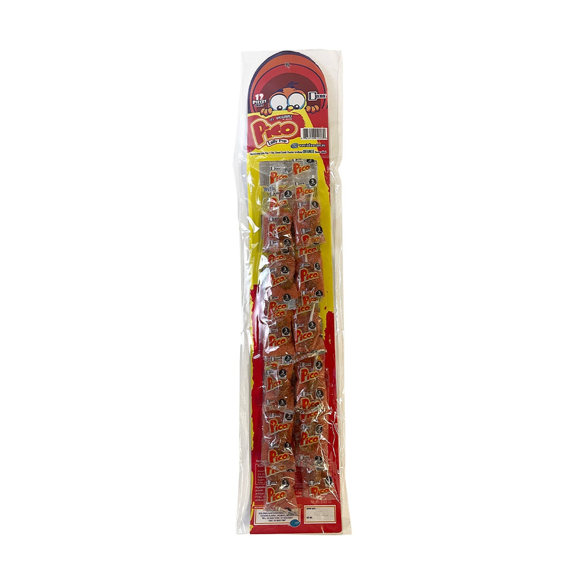 Pico Diana Paleta Tira 12ct
