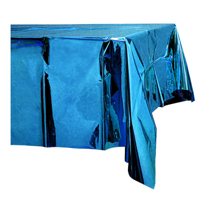 Plastic Foil Table Cover Blue
