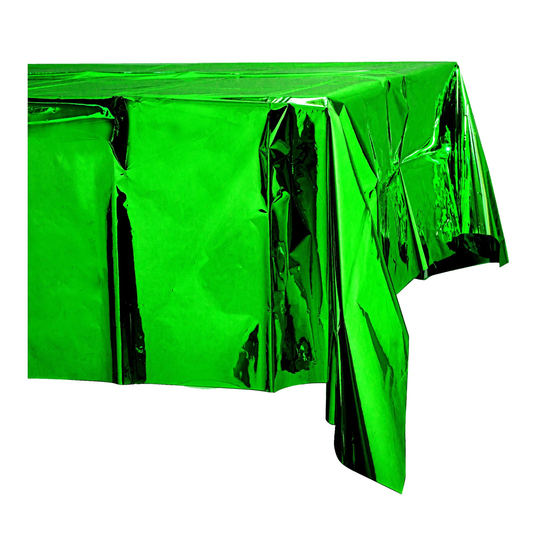 Plastic Foil Table Cover Emerald Green