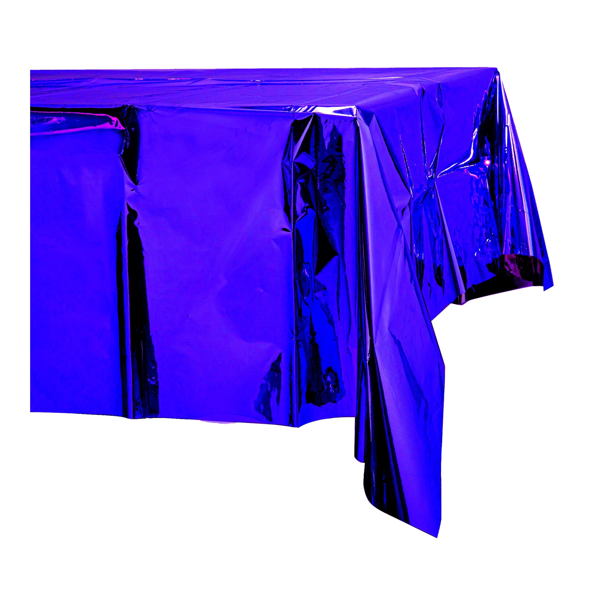 Plastic Foil Table Cover Purple