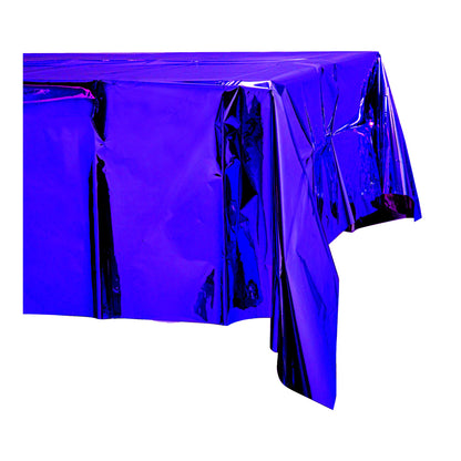 Plastic Foil Table Cover Purple