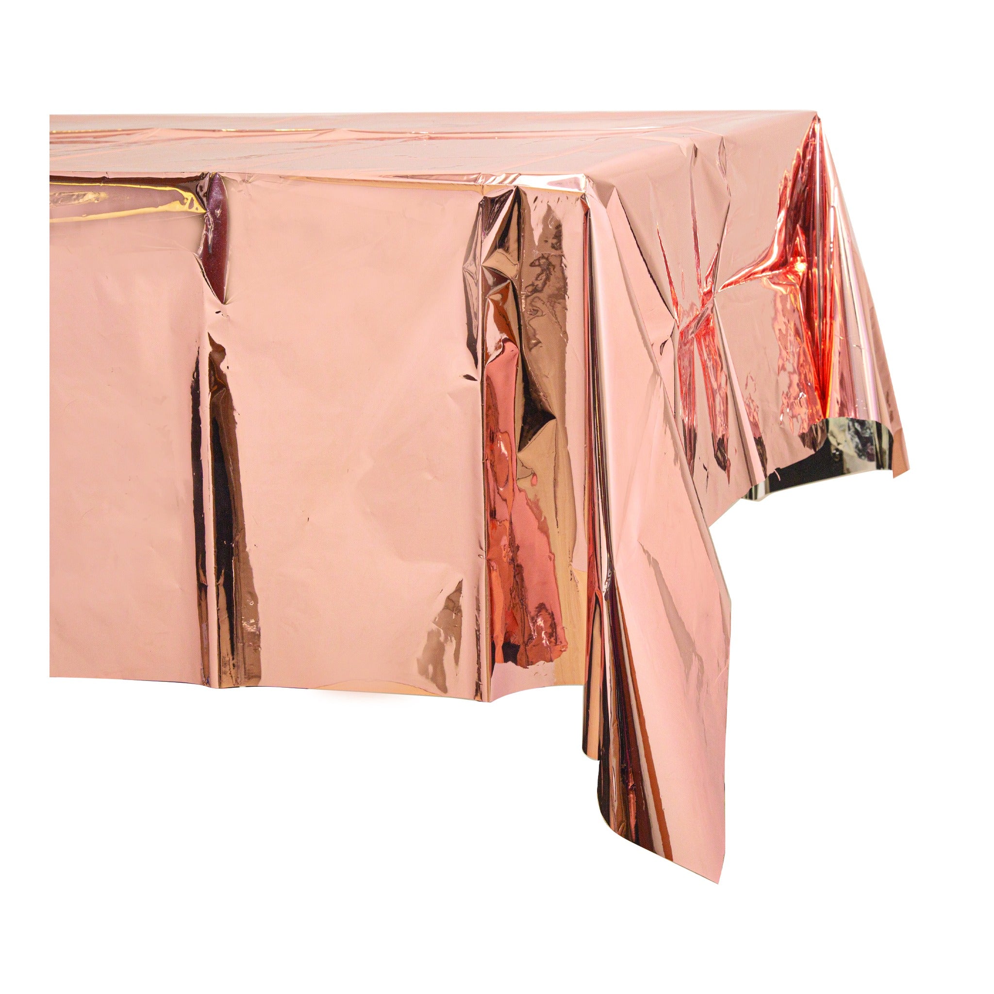 Plastic Foil Table Cover Rose Gold