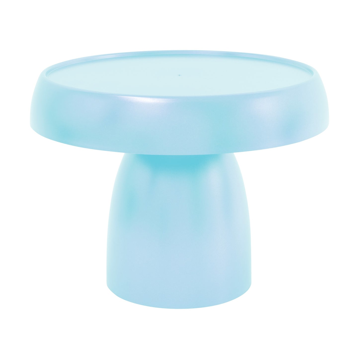 Plastic Mushroom Treat Stand—Blue