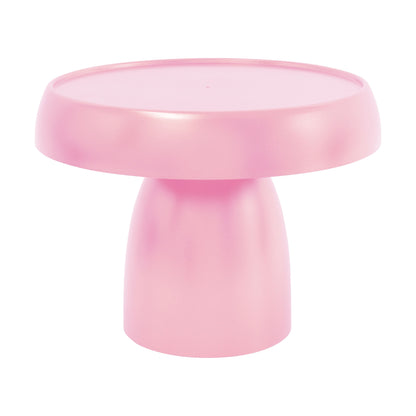 Plastic Mushroom Treat Stand-Pink