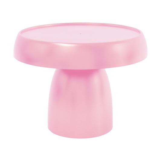 Plastic Mushroom Treat Stand-Pink