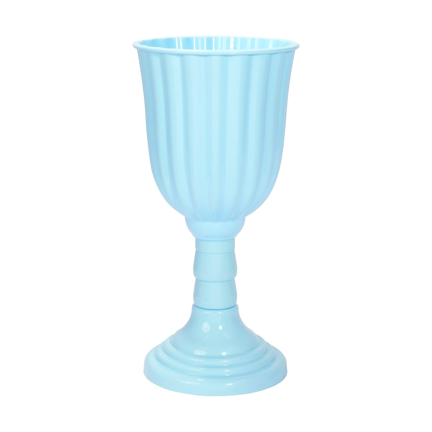 Plastic Urn Planter-Blue