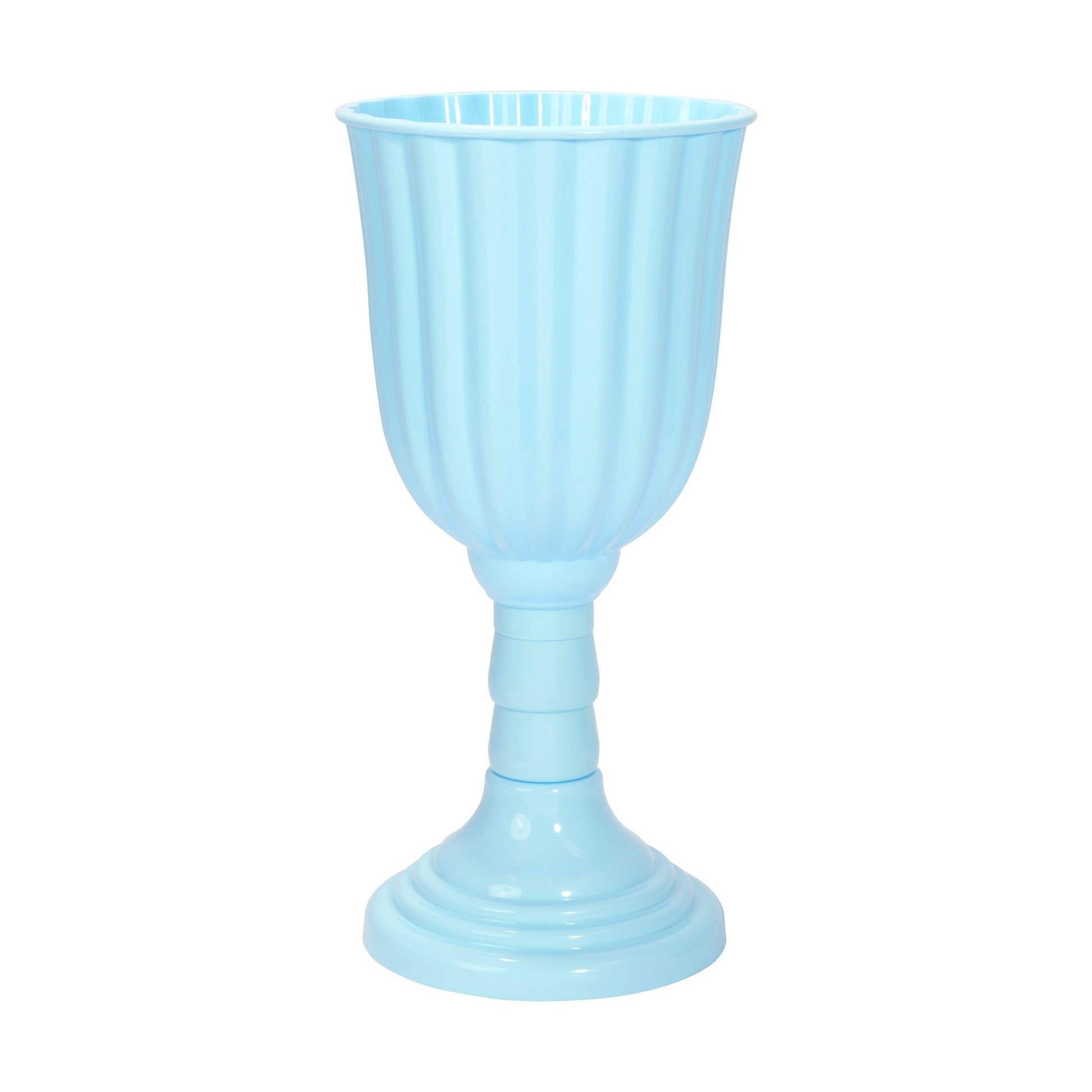 Plastic Urn Planter-Blue