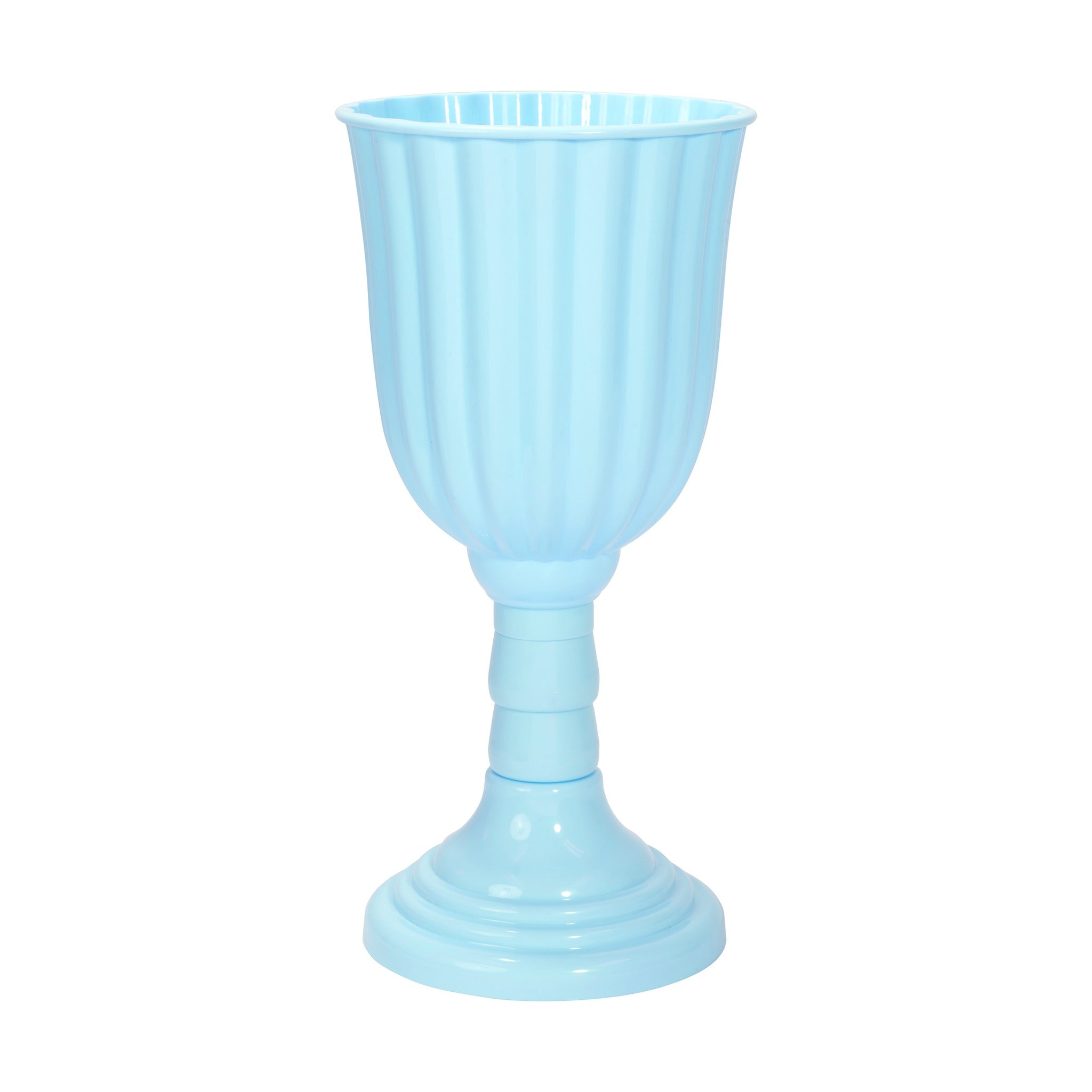 Plastic Urn Planter-Blue
